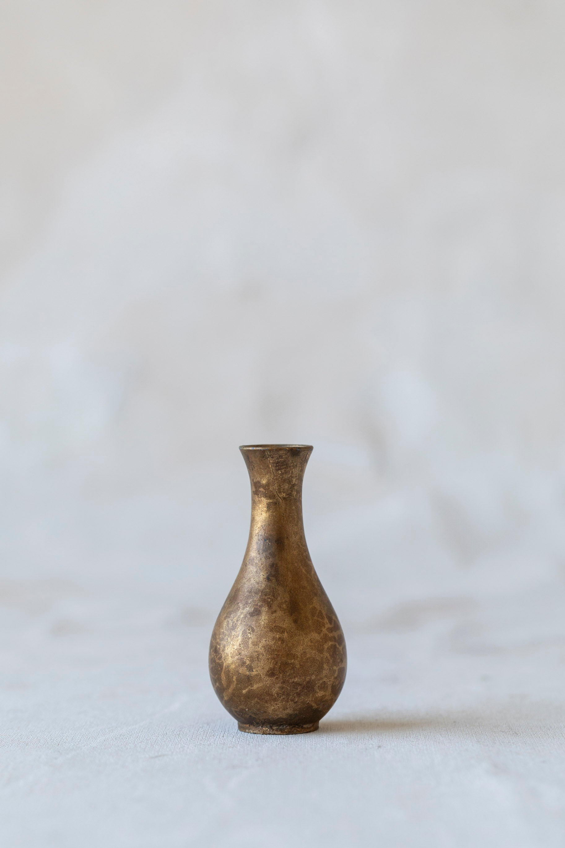 Vintage Bronze Bud Vase