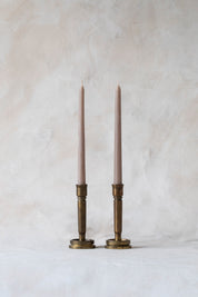 Vintage Brass Artillery Shell Candle Holders