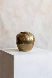Vintage Brass Tulip Vase