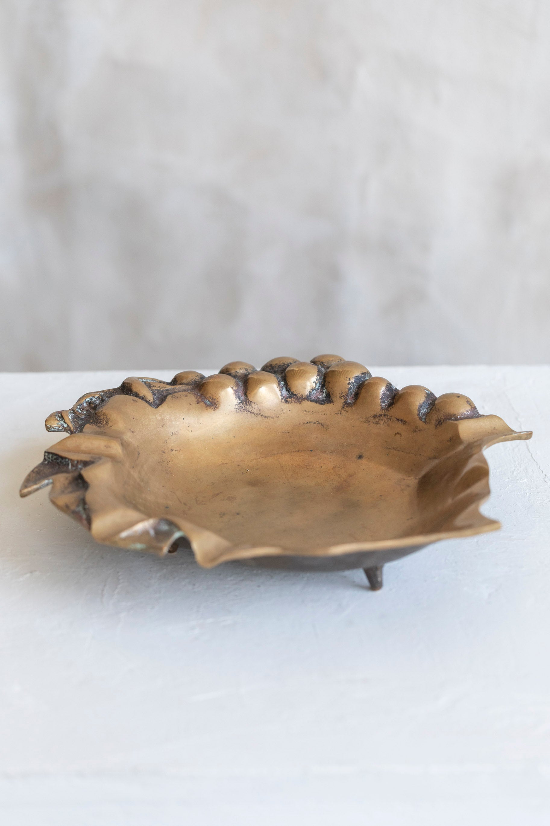 Vintage Grape Leaf Ashtray