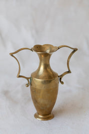 Vintage Brass Handled Bud Vase