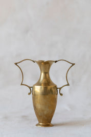 Vintage Brass Handled Bud Vase