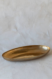 Vintage Brass Oval Bowl