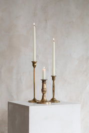 Vintage Brass Single Candlestick - Variety