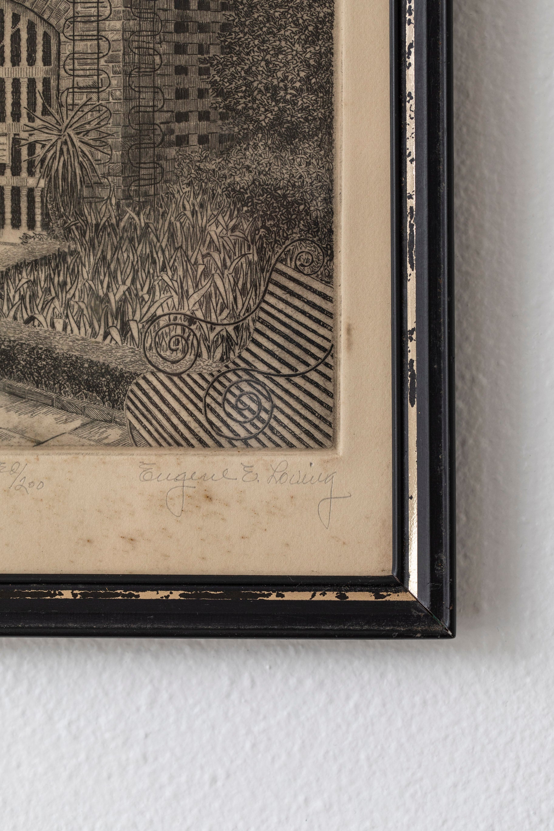 Antique Old New Orleans Etching