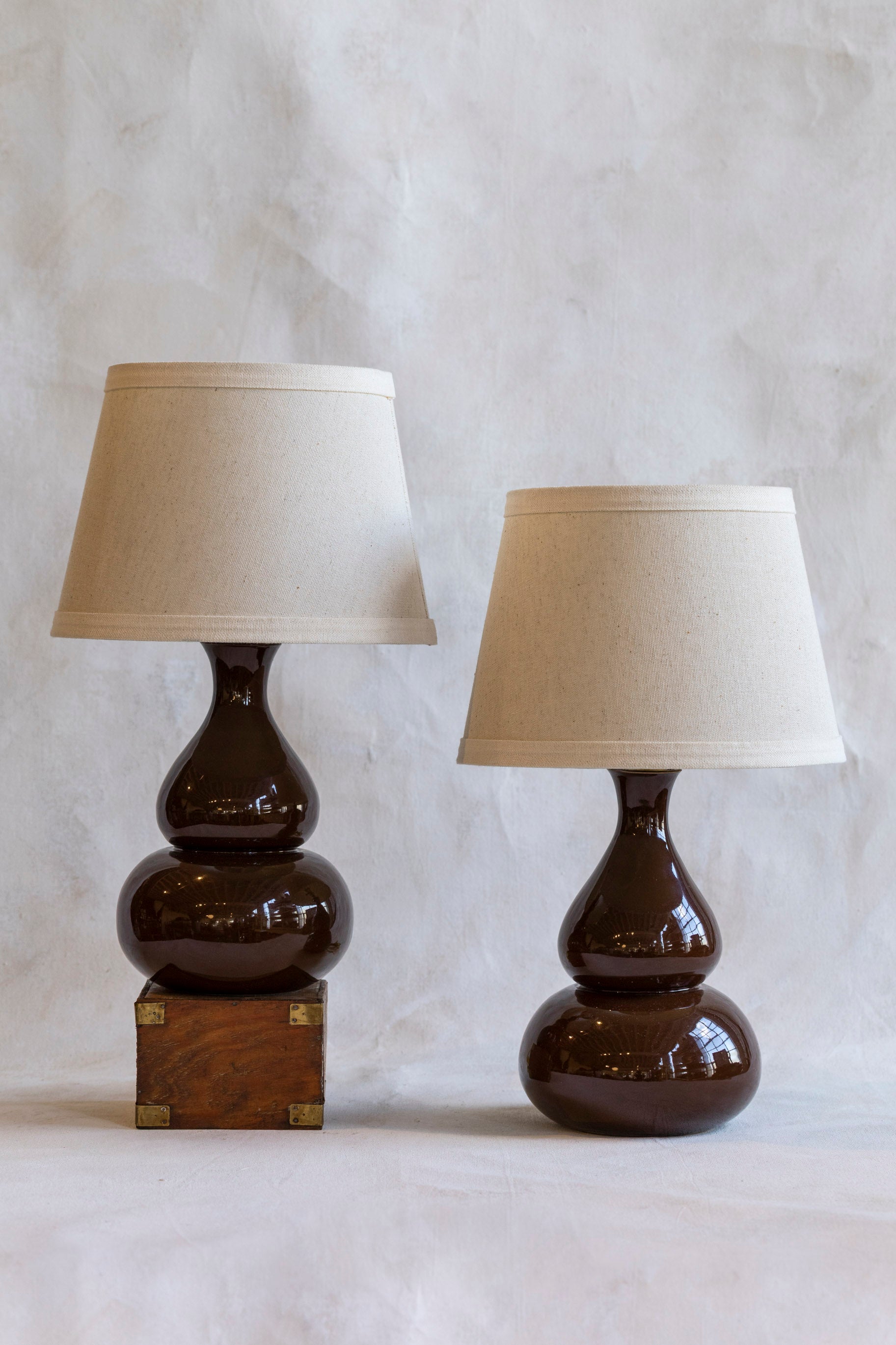 Vintage Ceramic Table Lamp Pair