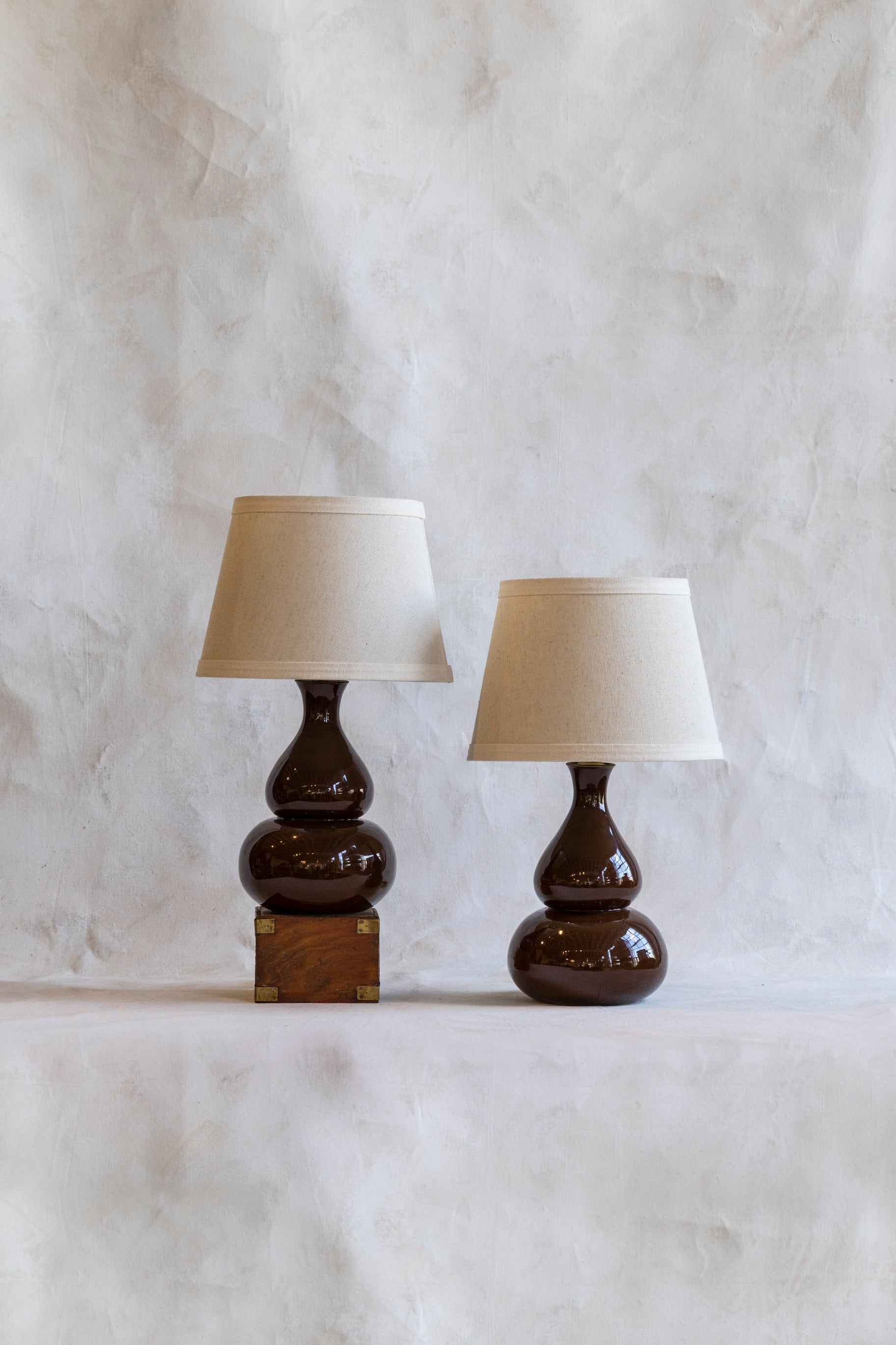 Vintage Ceramic Table Lamp Pair