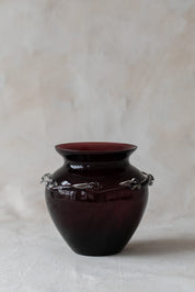 Vintage Ruby Glass Vase