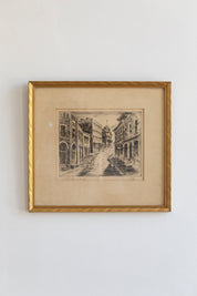 Vintage Central City Drawing