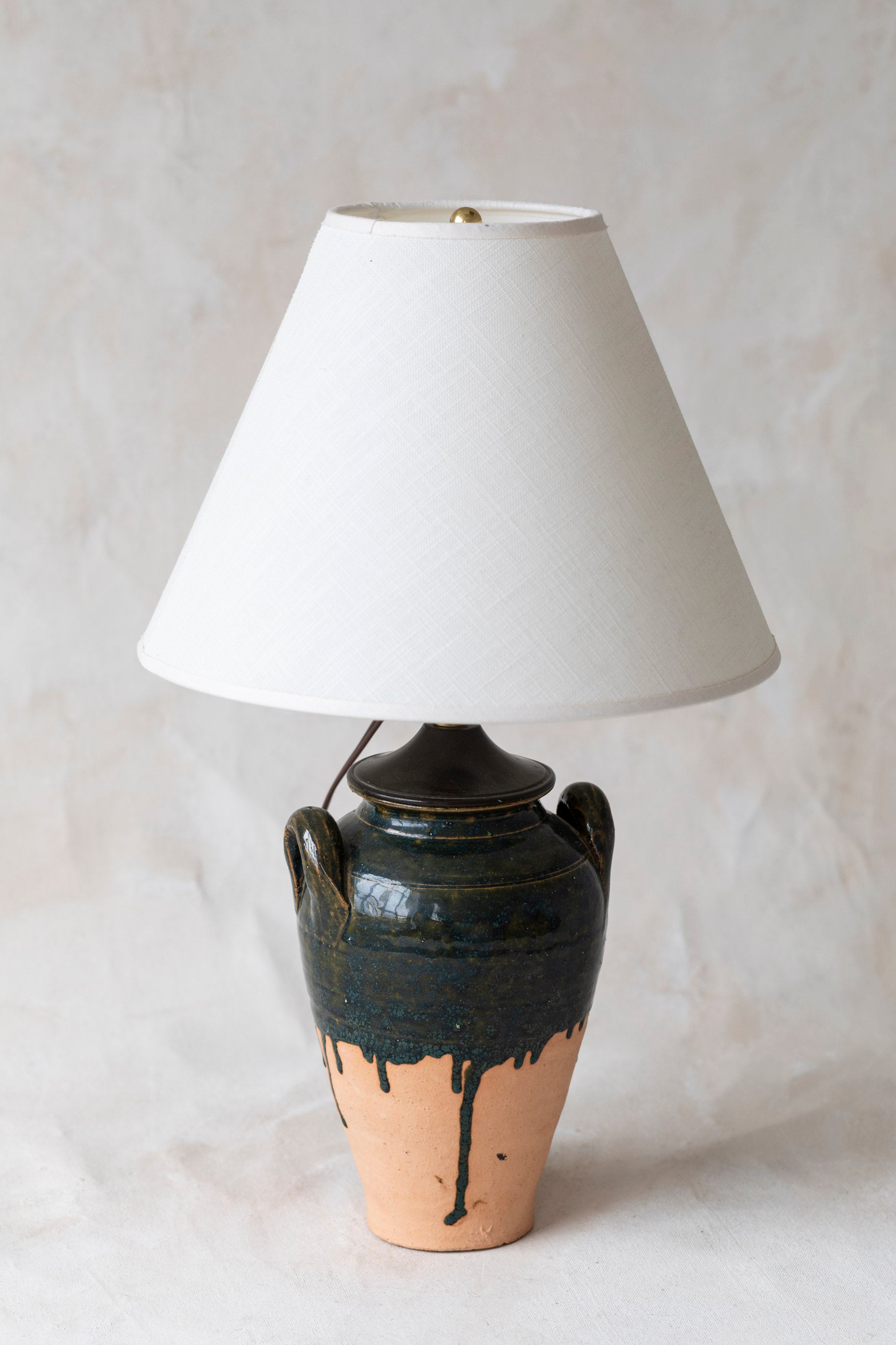 Vintage Ceramic Drippy Table Lamp