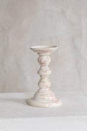 Vintage Ceramic Pillar Candle Holder
