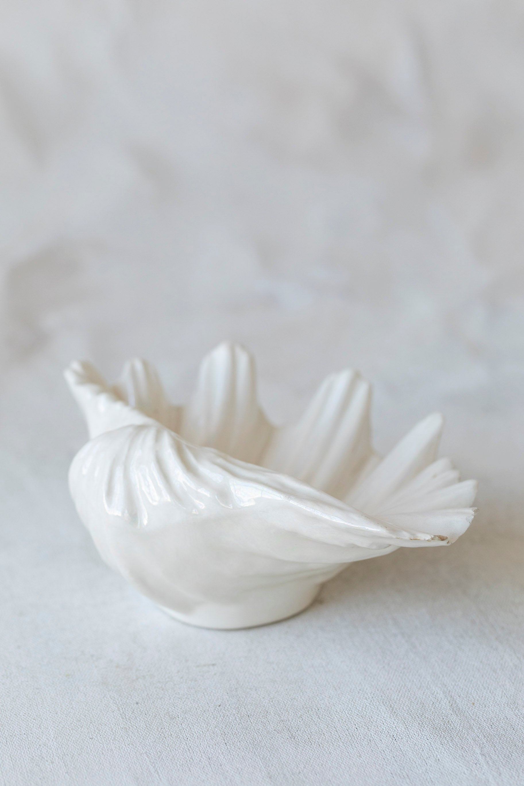 Vintage Porcelain Shell Bowl