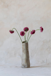 Vintage Textured Slab Vase
