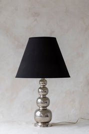 Vintage Stacked Chrome Orbs Lamp