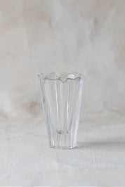 Vintage Crystal Tulip Top Vase