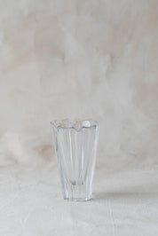 Vintage Crystal Tulip Top Vase