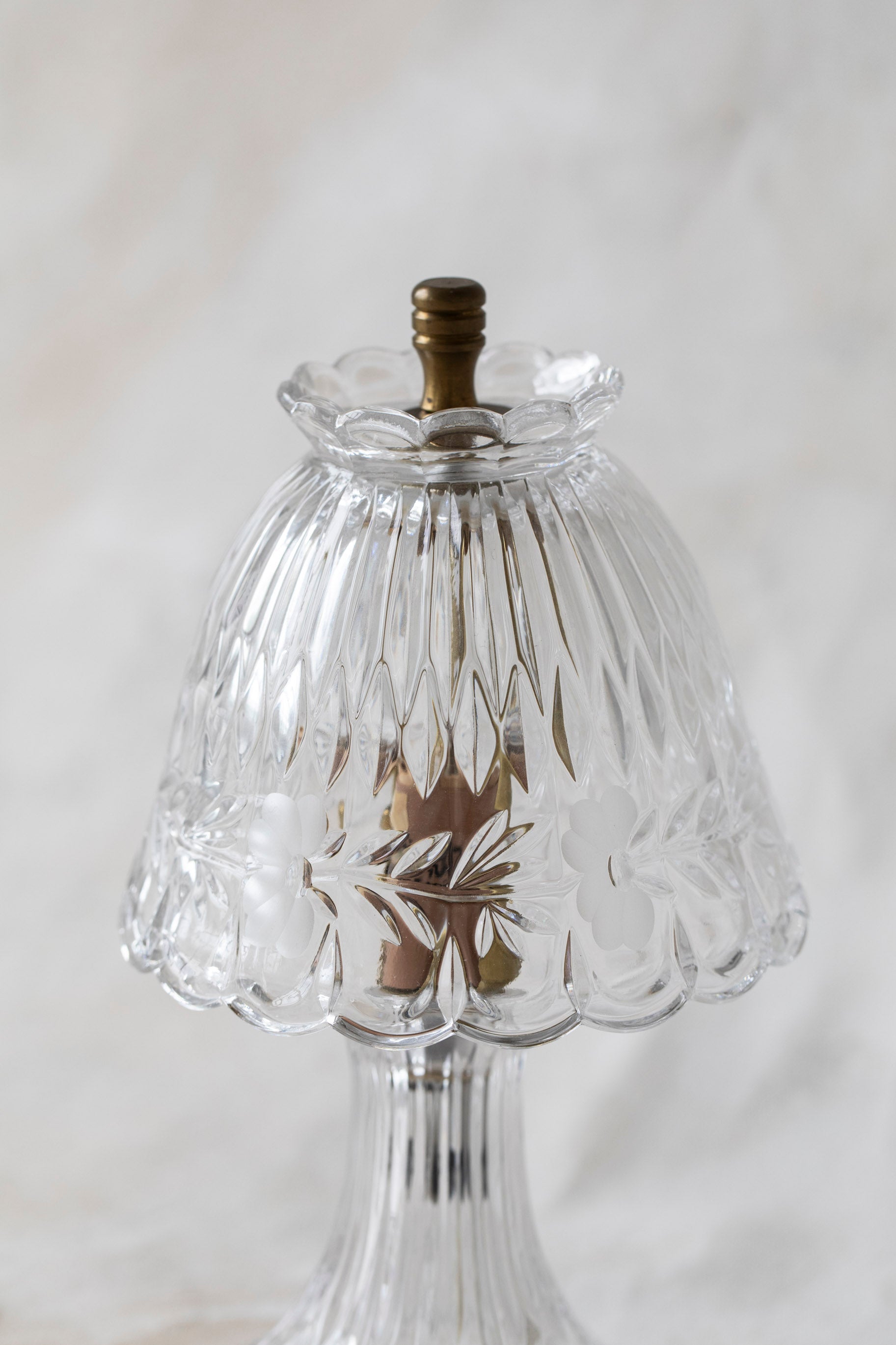 Vintage Princess House Heritage Crystal Boudoir Lamp