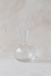 Vintage Etched Glass Vase
