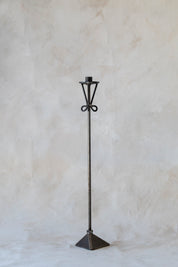 Vintage Extra Tall Iron Candlestick