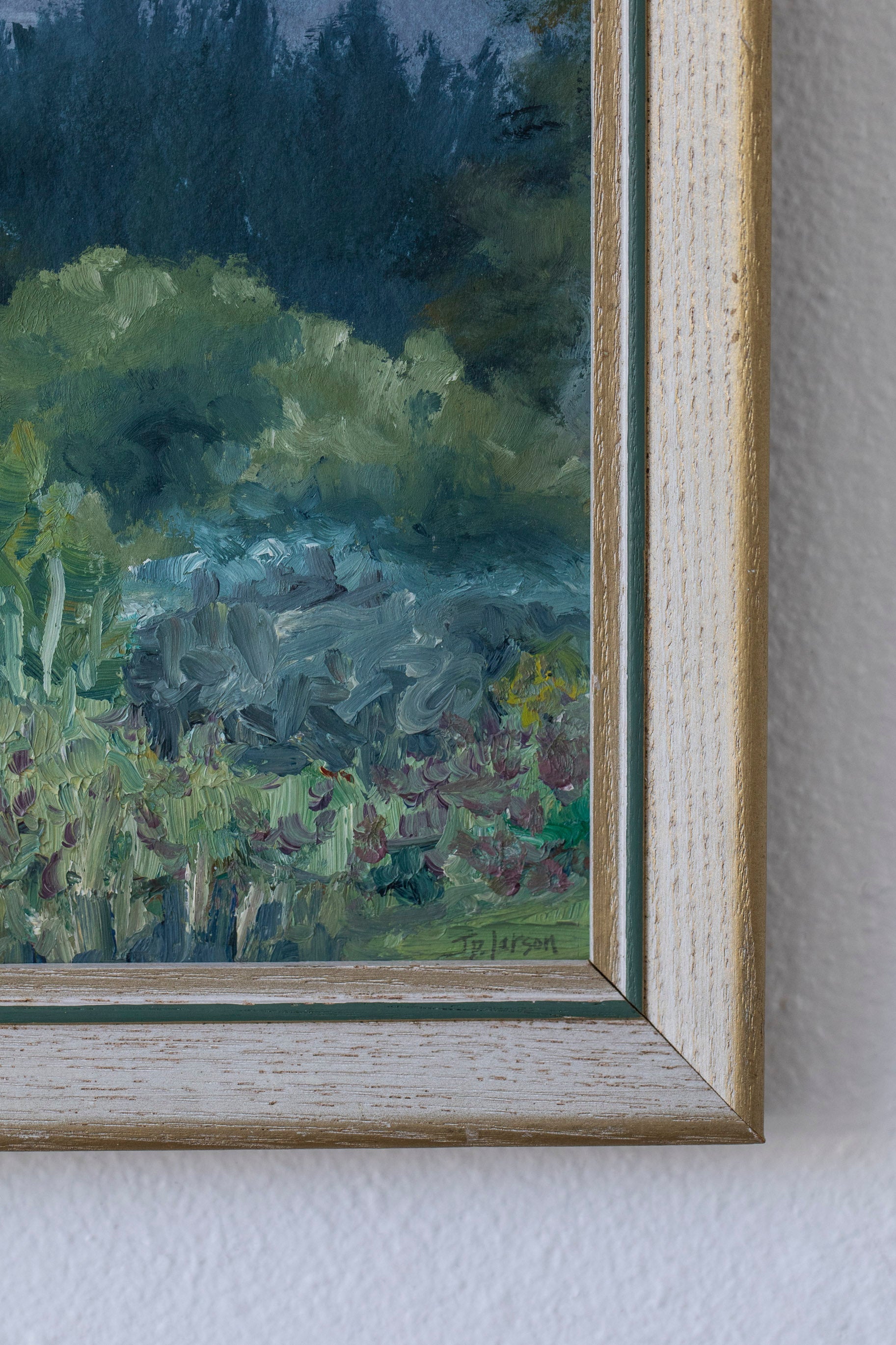 Vintage Garden Painting