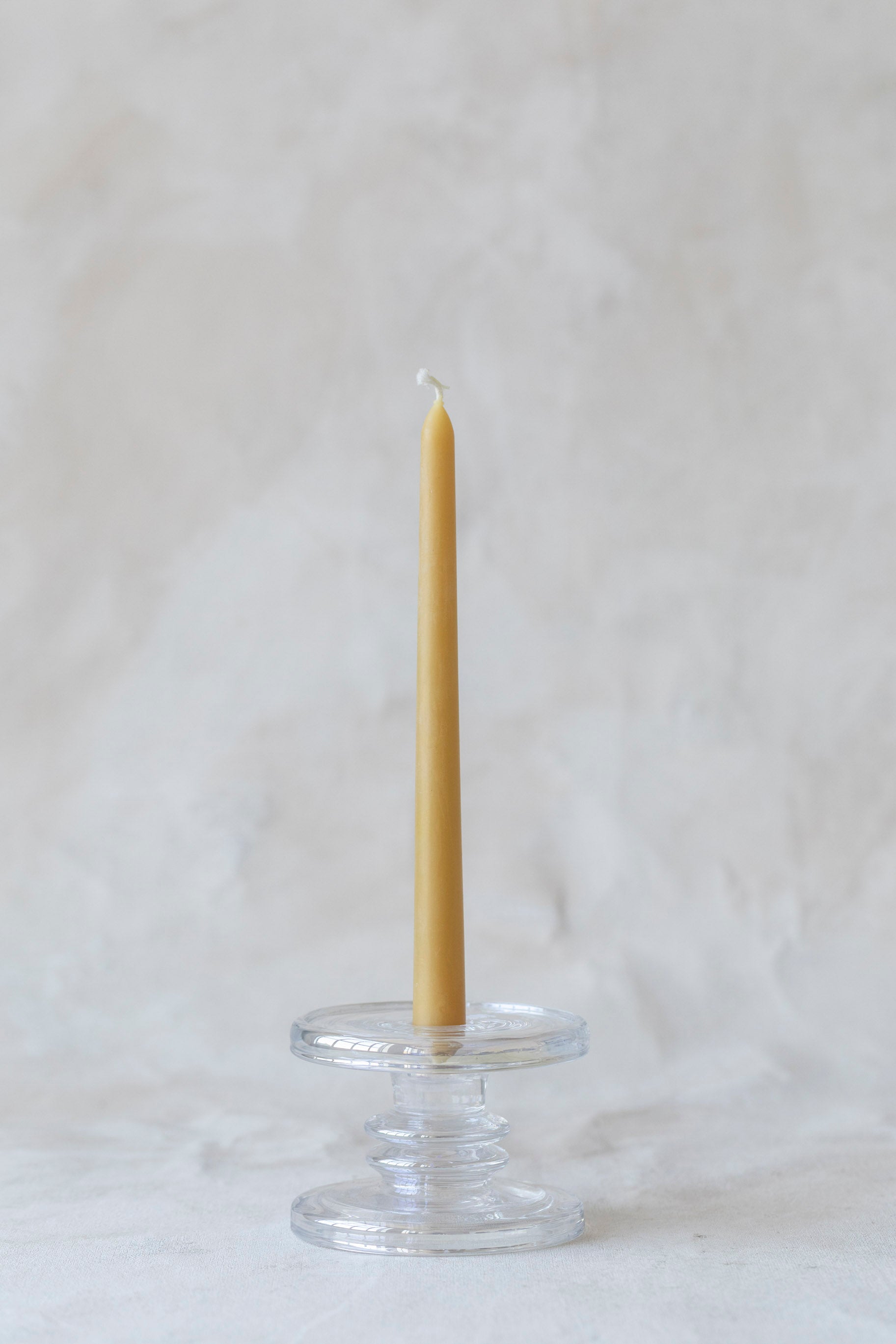 Vintage Glass Candlesticks