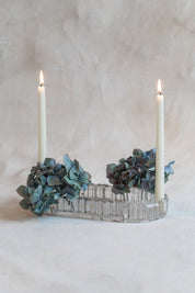 Vintage Glass Modular Advent Centerpiece