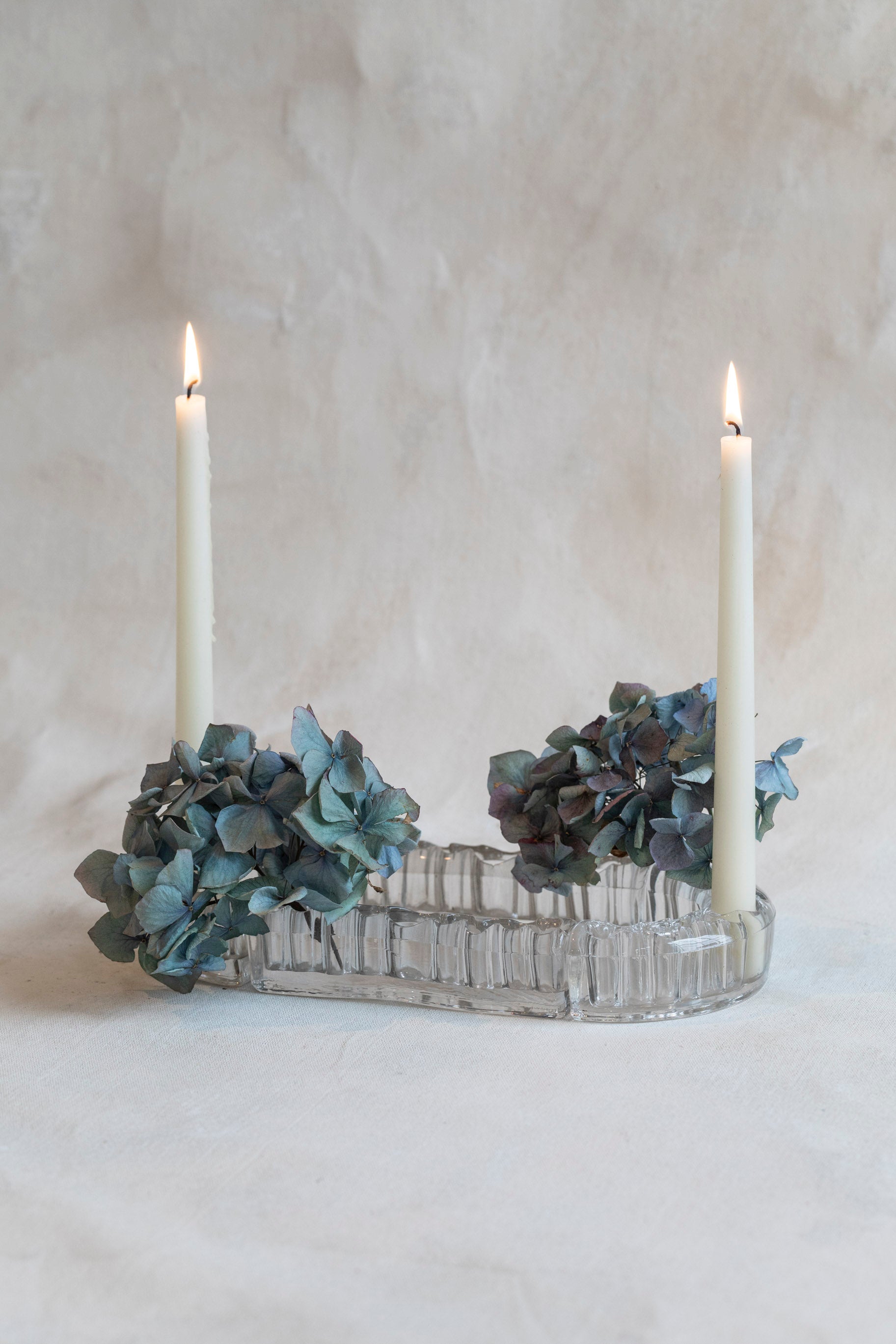 Vintage Glass Modular Advent Centerpiece