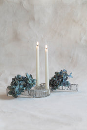 Vintage Glass Modular Advent Centerpiece
