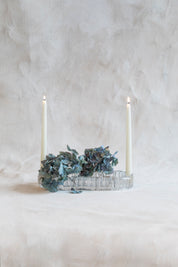 Vintage Glass Modular Advent Centerpiece