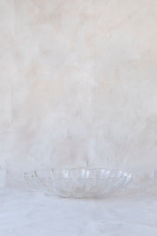 Vintage Glass Scallop Bowl