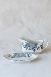 Vintage Transfer Gravy Boat Dish