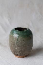 Vintage Green Studio Vase