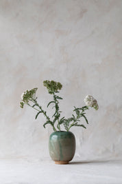 Vintage Green Studio Vase