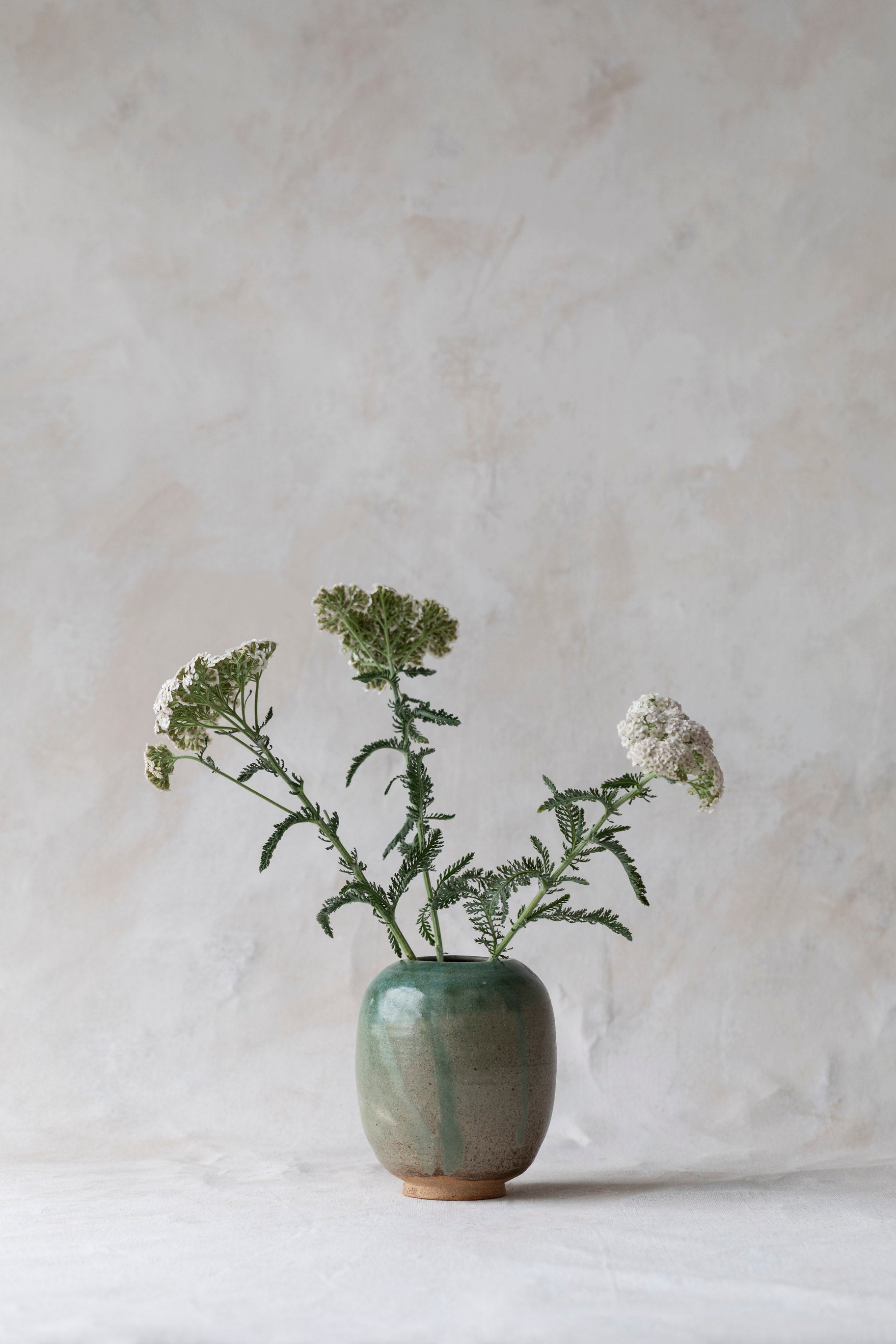Vintage Green Studio Vase