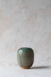 Vintage Green Studio Vase