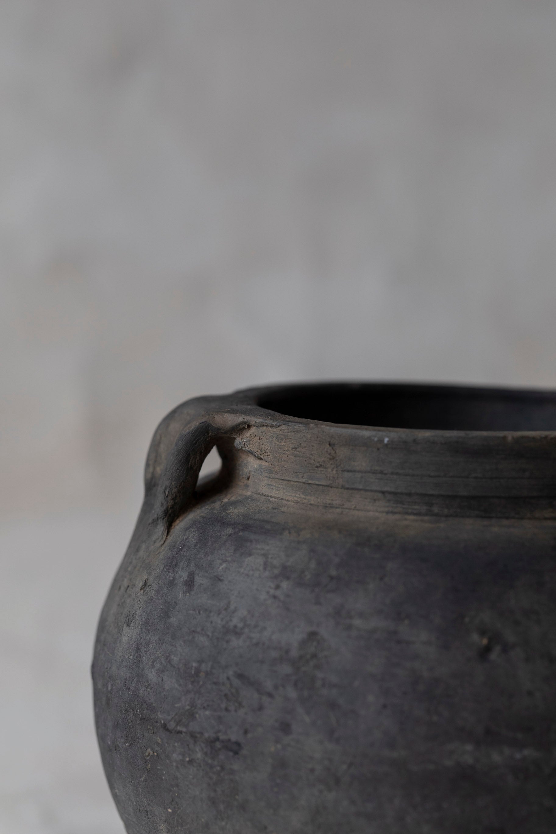Antique Grey Chinese Water Pot