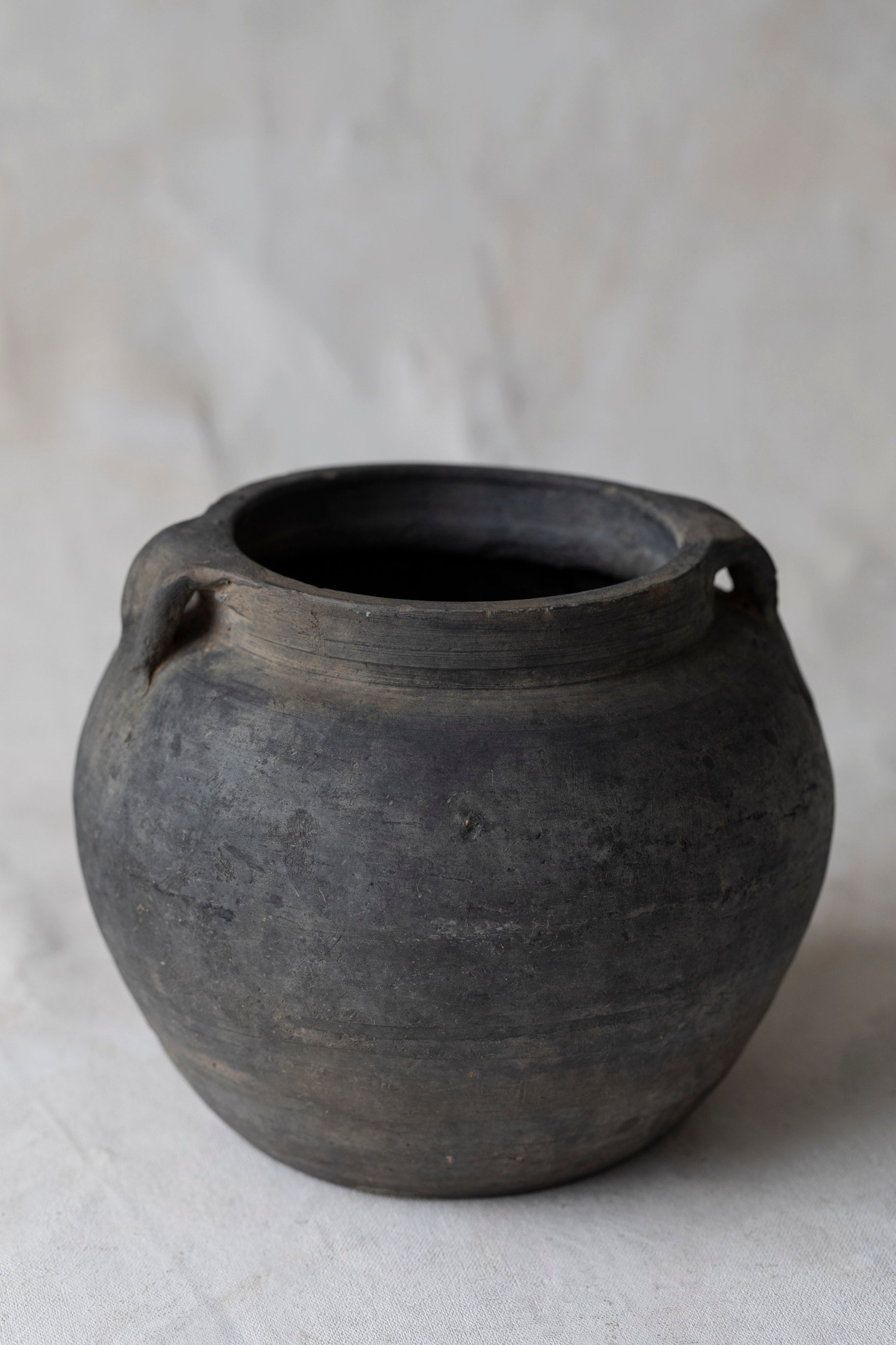 Antique Grey Chinese Water Pot