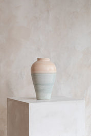 Vintage Pink and Blue Vase