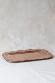 VIntage Hammered Copper Serving Tray