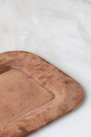 VIntage Hammered Copper Serving Tray