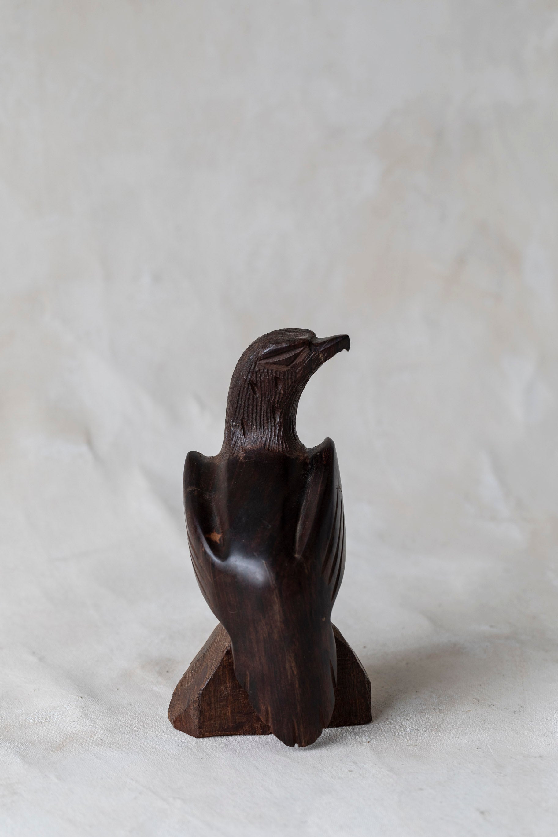 Vintage Hand Carved Bird Sculpture