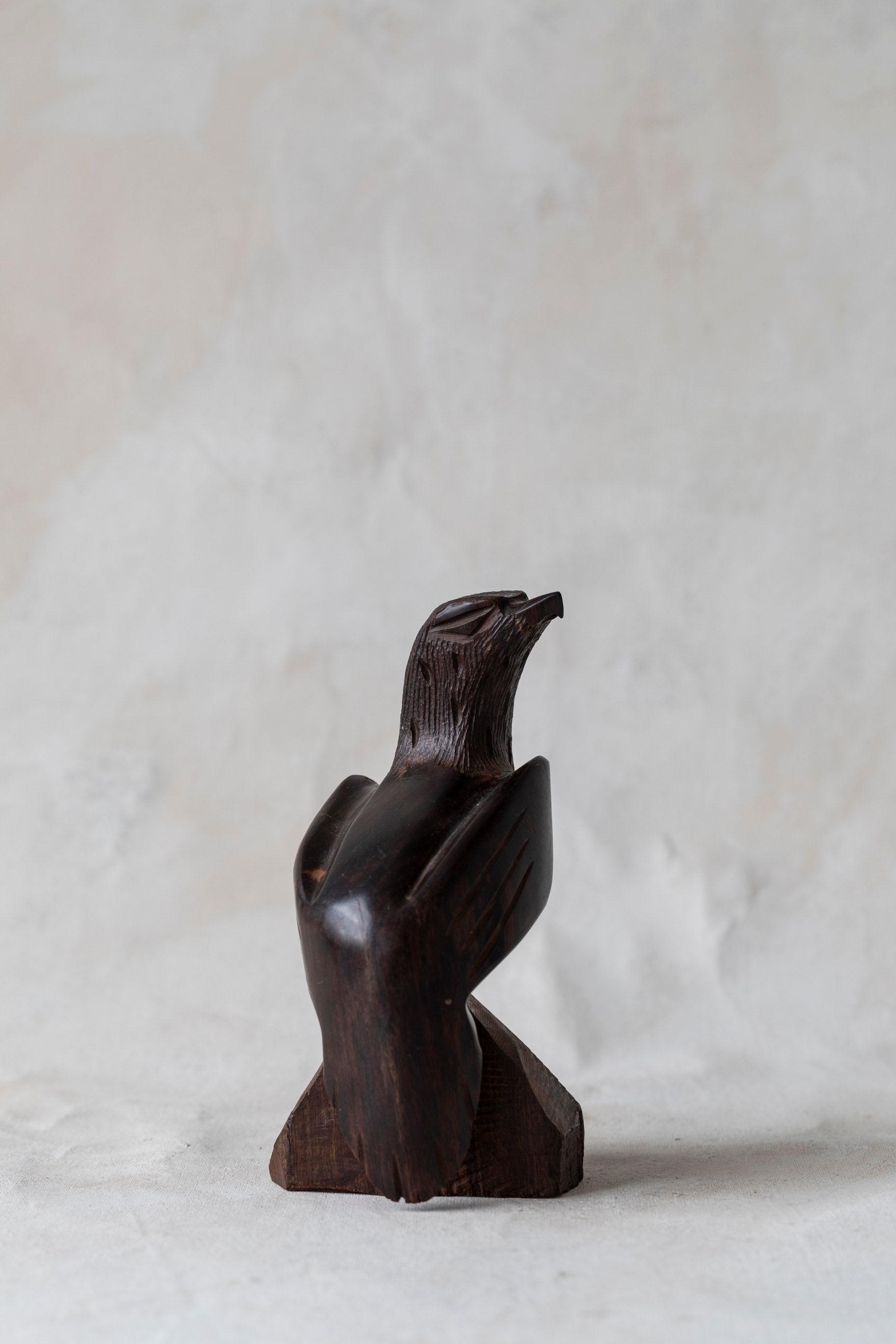 Vintage Hand Carved Bird Sculpture