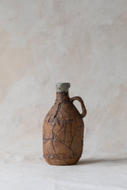 Vintage Handmade Bottle Vase