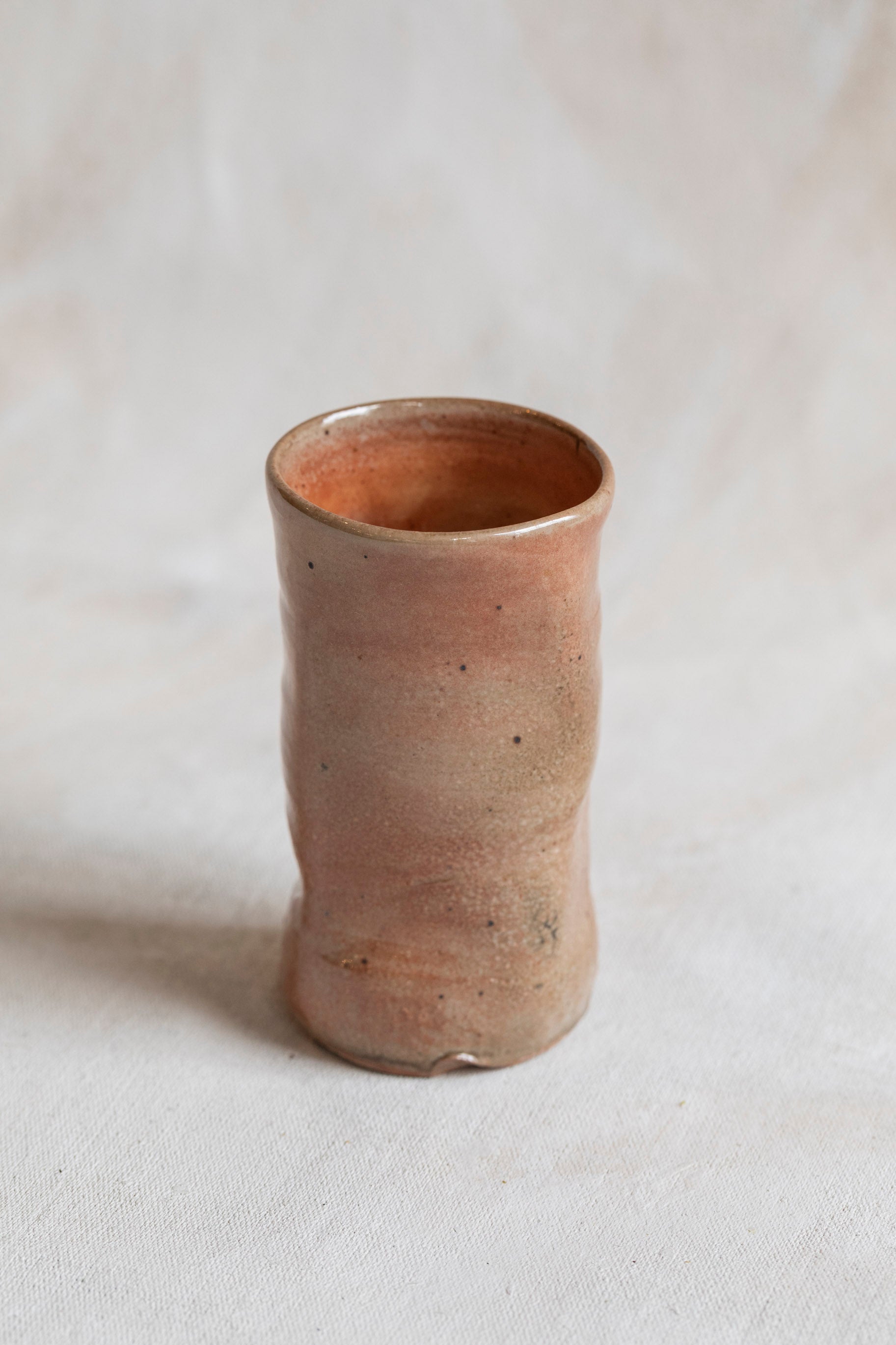Vintage Handmade Ceramic Tumbler Vase