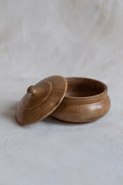 Vintage Round Wood Box