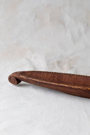 Vintage Primitive Wooden Boat Tray