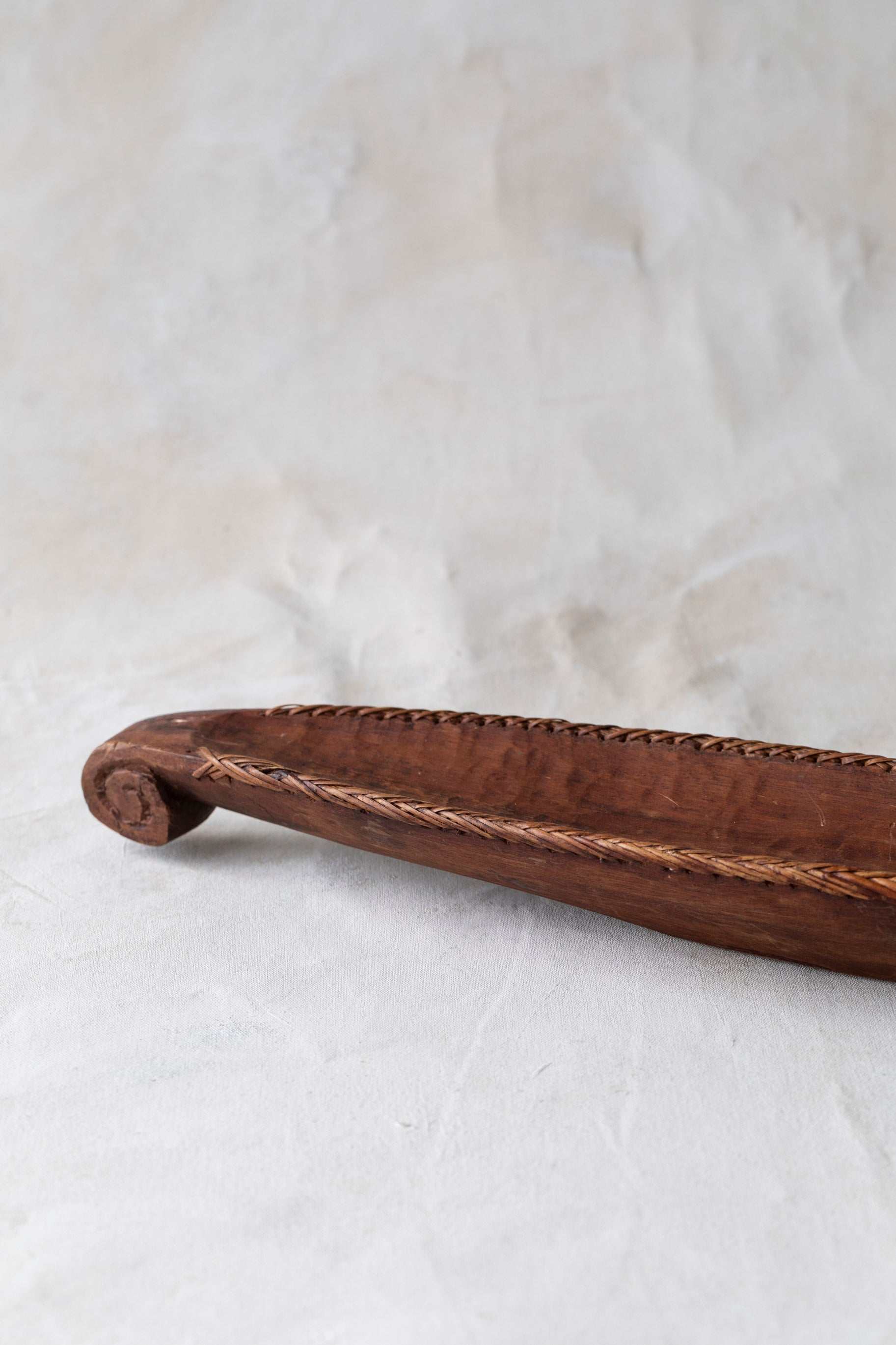 Vintage Primitive Wooden Boat Tray