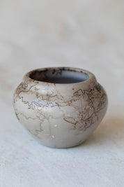 Vintage Horsehair Raku Vase