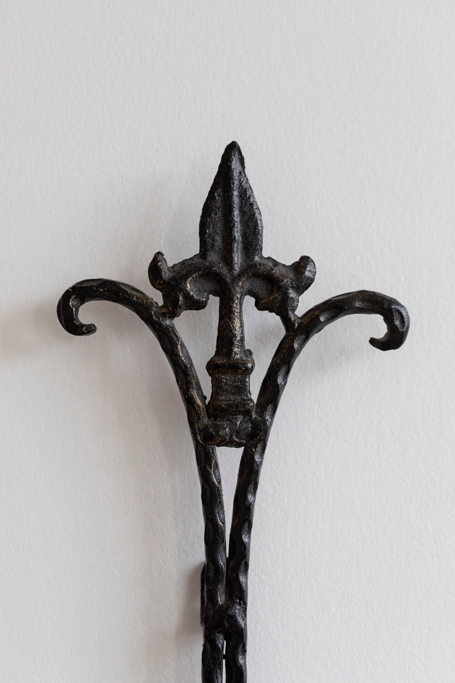 Vintage Iron Double Arm Wall Sconce