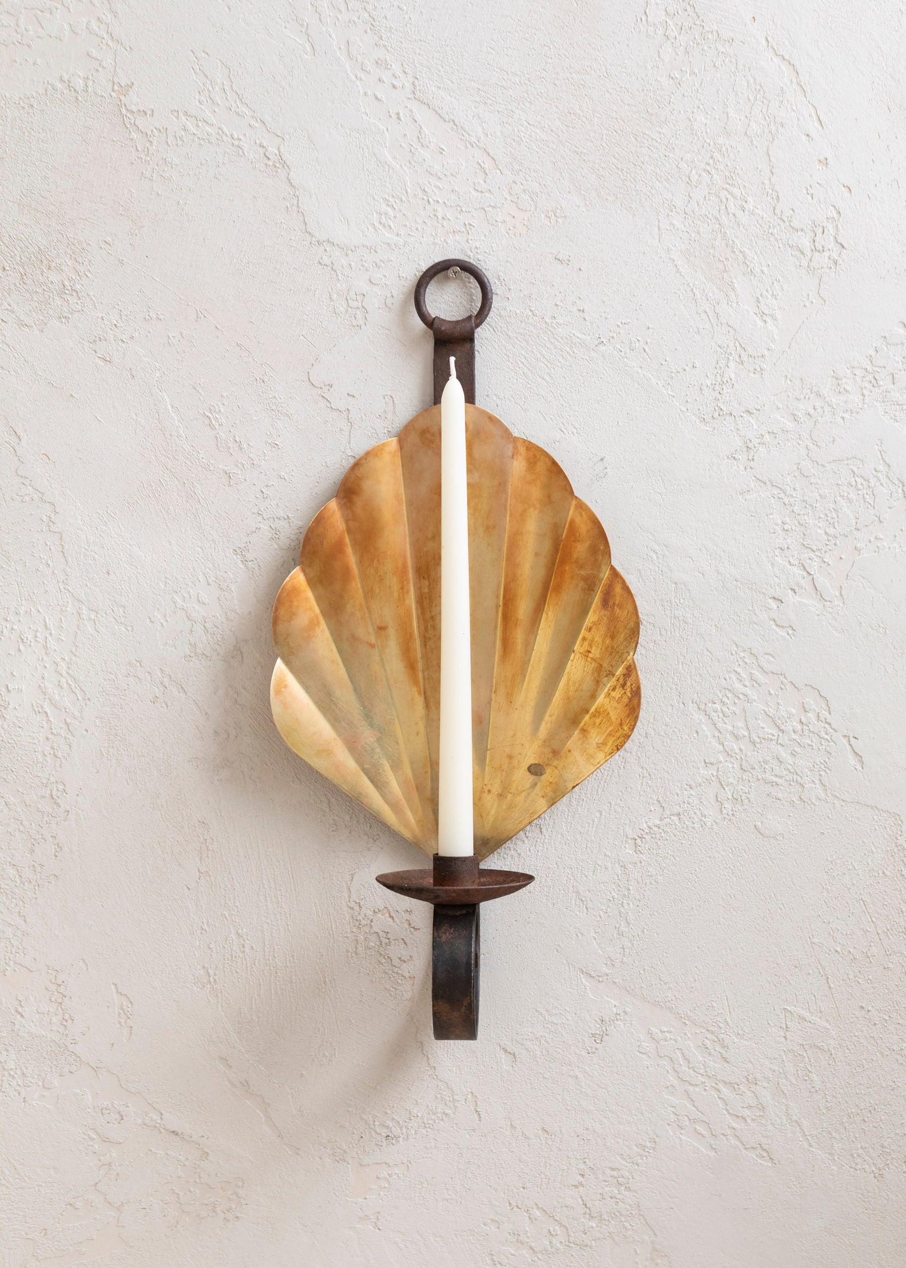 vintage_large_brass_iron_shell_sconce-4.jpg